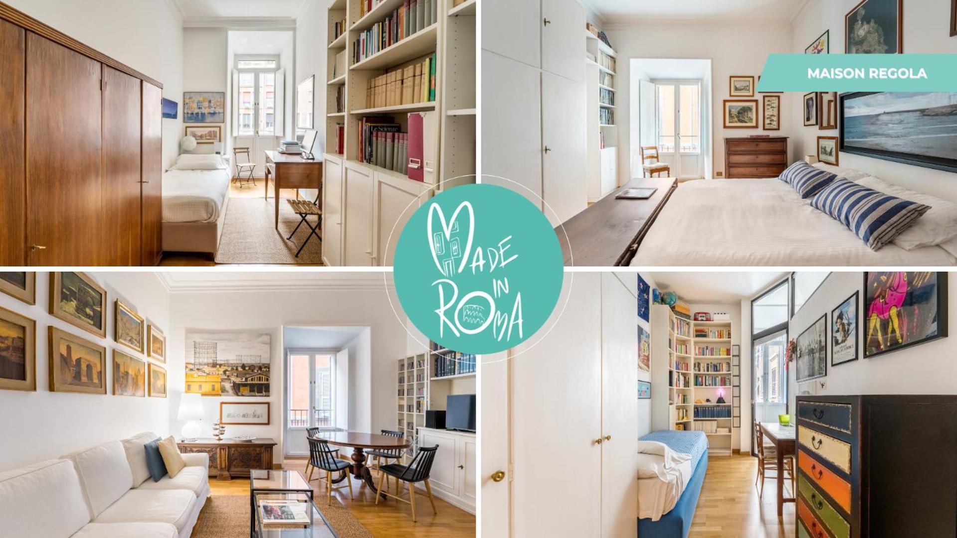 Maison Regola, Styilish Apt In Campo De Fiori 로마 외부 사진